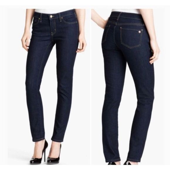 Kate Spade Perry Street dark rinse 26 Playing Hooky jeans - Picture 3 of 7